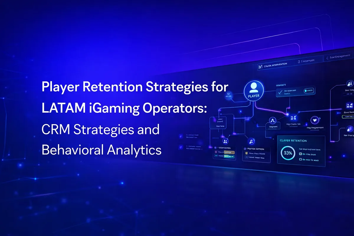LATAM iGaming player retention strategies using CRM marketing, and behavioral analytics