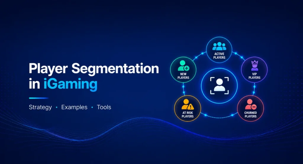 Player segmentation dashboard for iGaming CRM and behavioral targeting