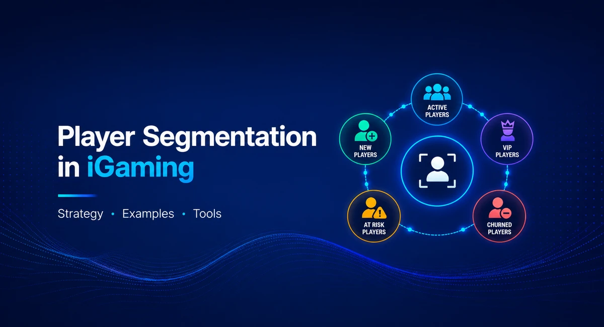 Player segmentation dashboard for iGaming CRM and behavioral targeting